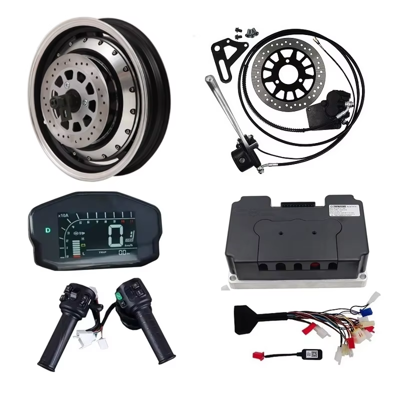 5000W Hub Motor Kit 72V - QSMOTOR 5000W 72V 14inch Electric Hub