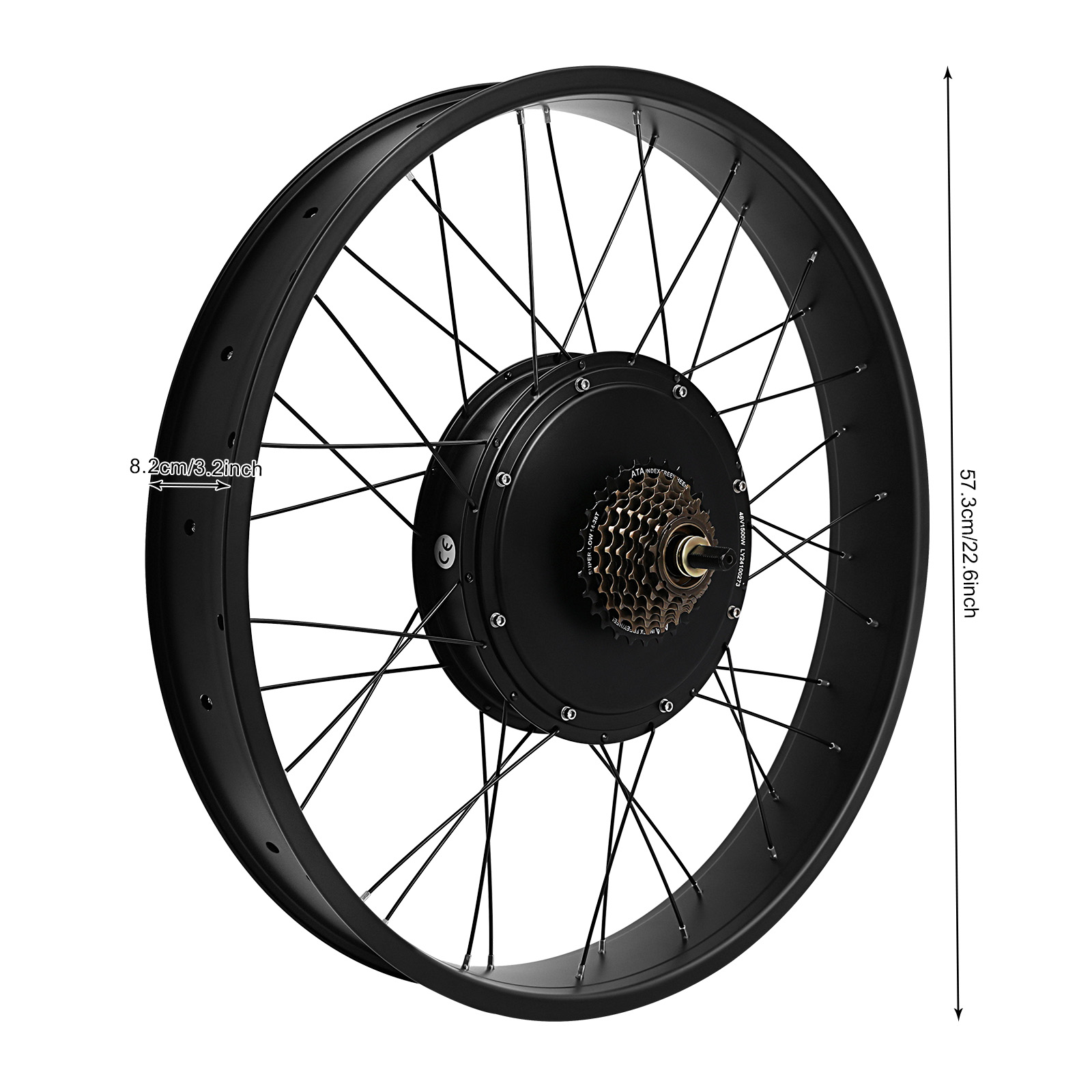 26 Inch Electric Bike Conversi - Fat Tire Electric Bike Conversion Kit 1500W 评论和价格