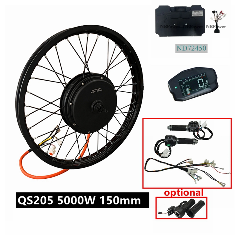 NBpower/QS205 V3 72v 5000W Ebi - 5000W Hub Motor Kit 72V 评论和价格