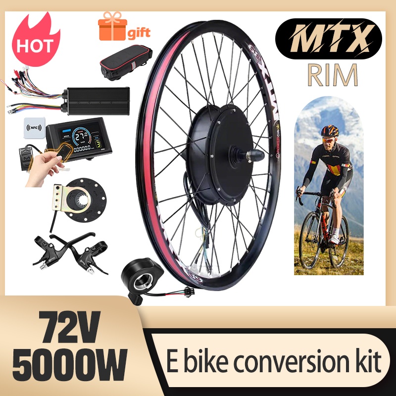MTX39 E bike Conversion Kit 72 - 5000W Hub Motor Kit 72V 评论和价格